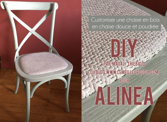 DIY Chaise customisée par Magali THIEBAUD