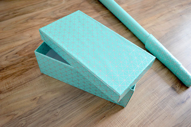 DIY une jolie boîte en carton avec couvercle 