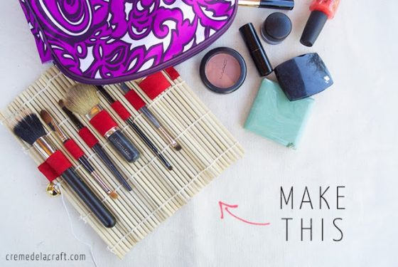 DIY trousse à maquillage sans couture