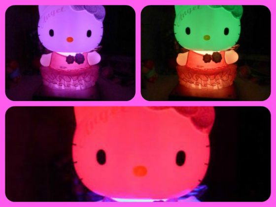 DIY veilleuse Hello Kitty